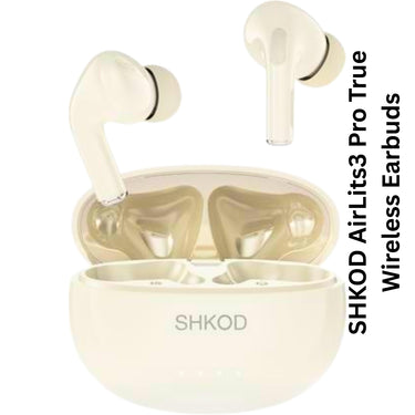 SHKOD AirLits3 Pro True Wireless Earbuds with Gaming Mode, IPX5 Resistance & 31H Battery Life